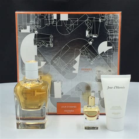 hermes jour dhermes 85ml eau de parfum spray gift set|jour d'hermes perfume for women.